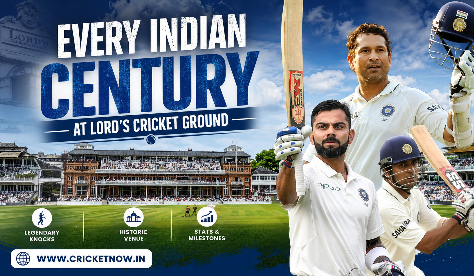 Every Indian Century at Lords