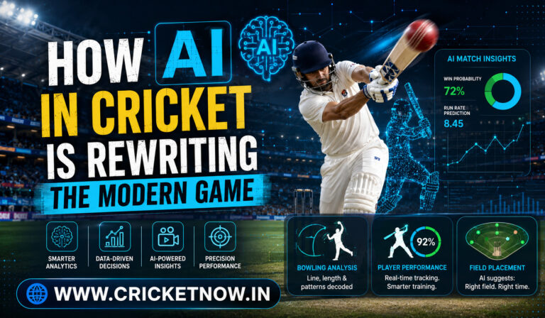How AI in Cricket Is Rewriting the Modern Game
