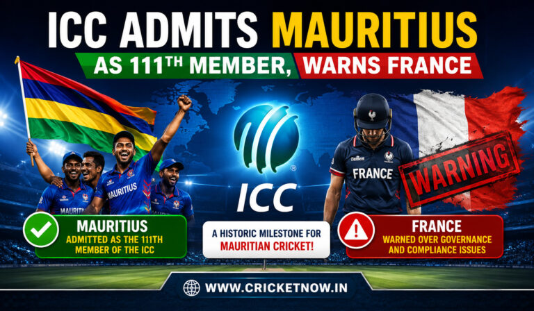 ICC Admits Mauritius as 111th Member, Warns France