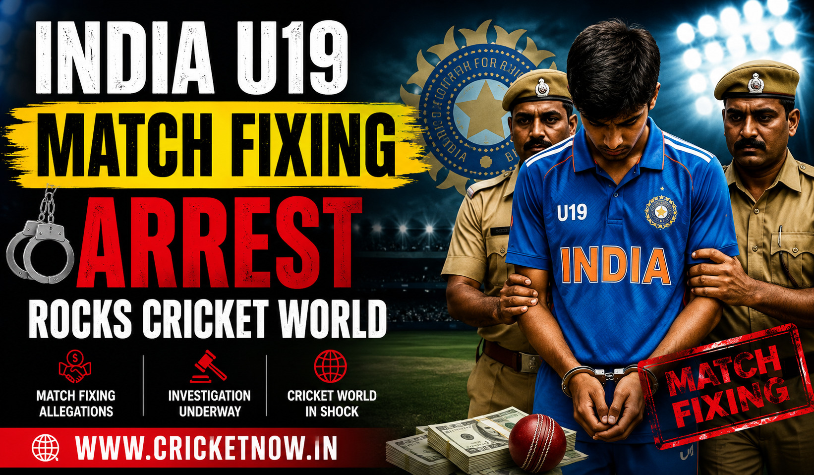 India U19 Match Fixing Arrest Rocks Cricket World