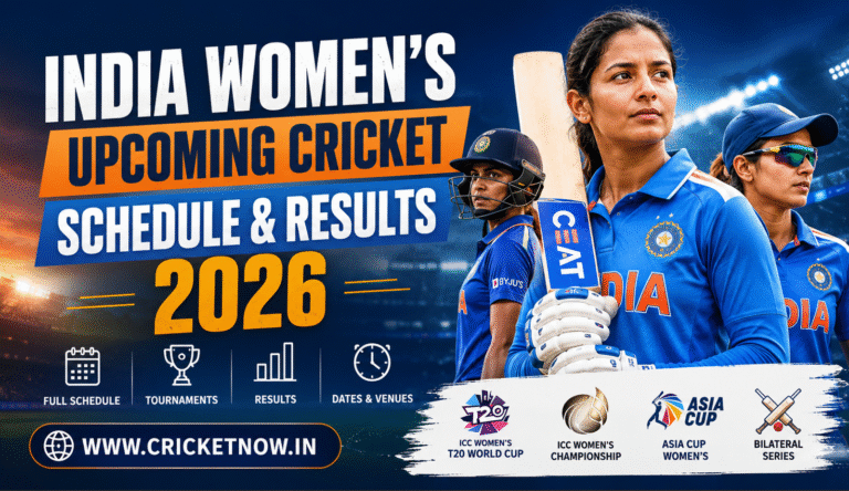 Indian women upcoming schedule 2026