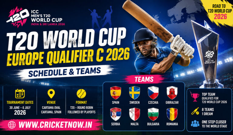T20 World Cup Europe Qualifier C 2026 Schedule & Teams